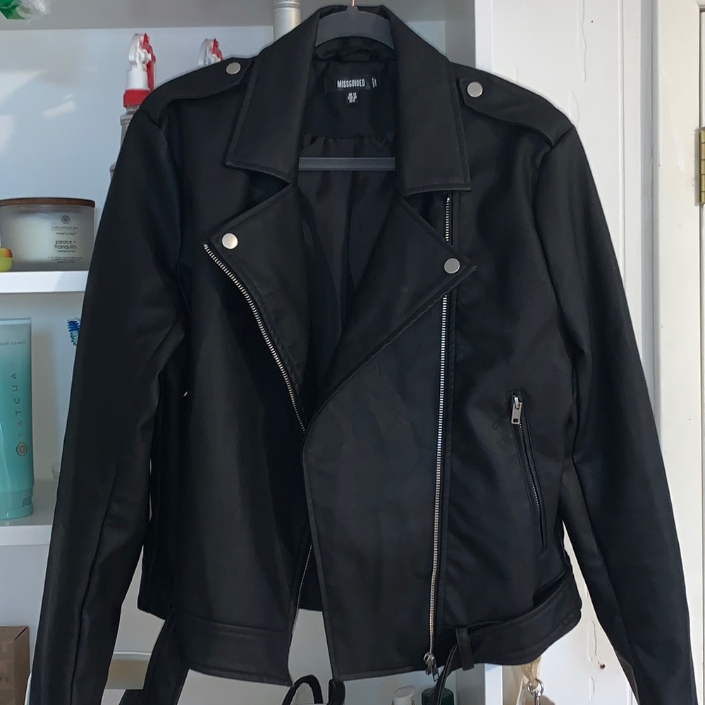 Missguided Leather Jacket